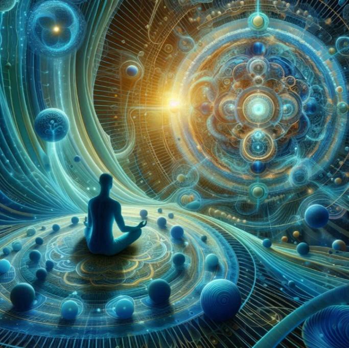 Holograma de respiración de la órbita microcósmica y el Tao.
